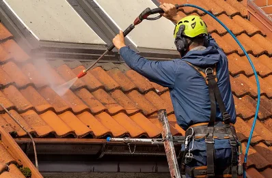 Démoussage et hydrofuge de toiture à Laires